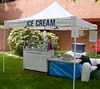 Ice Cream Therapy booth, first cone