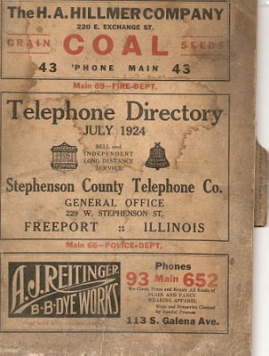 1924 Telephone Directory