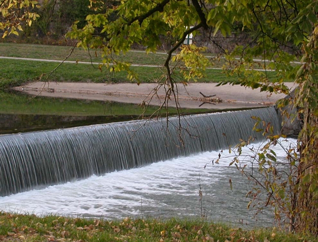 The dam at Krape Park.