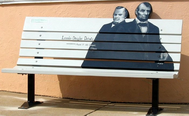 painted bench
