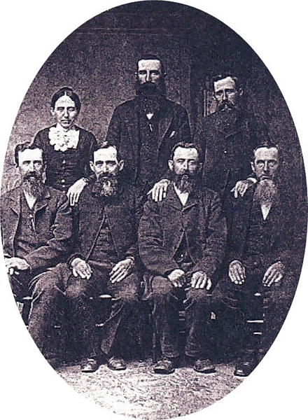 The Wagner siblings in 1883.