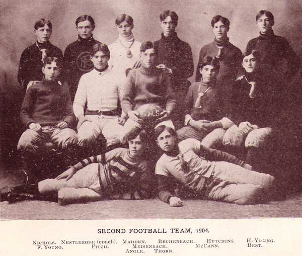 The Second Football Team, 1904.