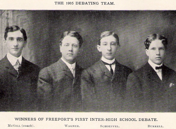 The 1905 Debating Team.
