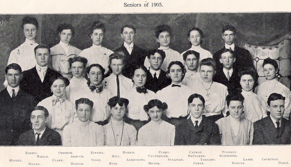 The Senior Class of 1905