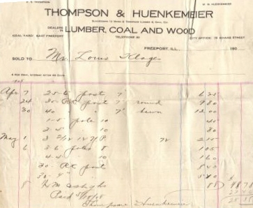 1908 bill of sale