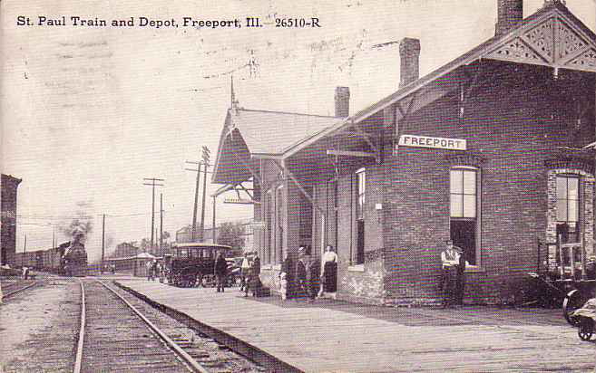 St. Paul Train & depot