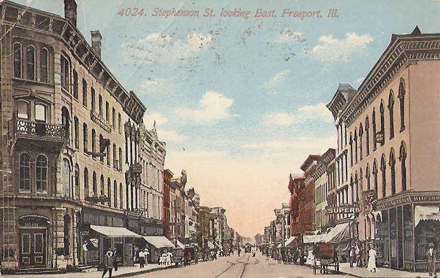 Stephenson Street, looking east