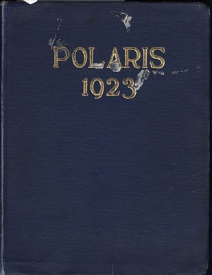 the 1923 Polaris, cover scan courtesy of Karen Otto Hutmacher, Class of 1965