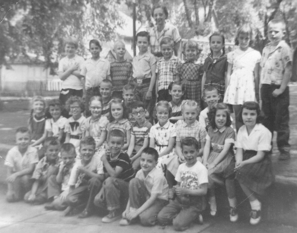 First Grade at Union School, 1954-55, Miss Pearl Mille & class