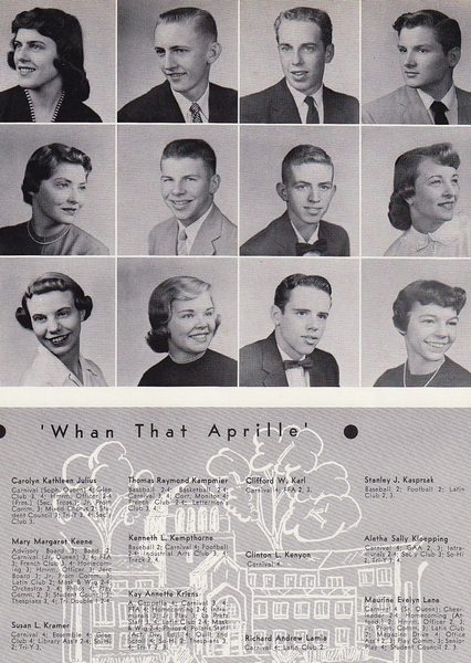 Freeport Pretzels Class of 1956 photos