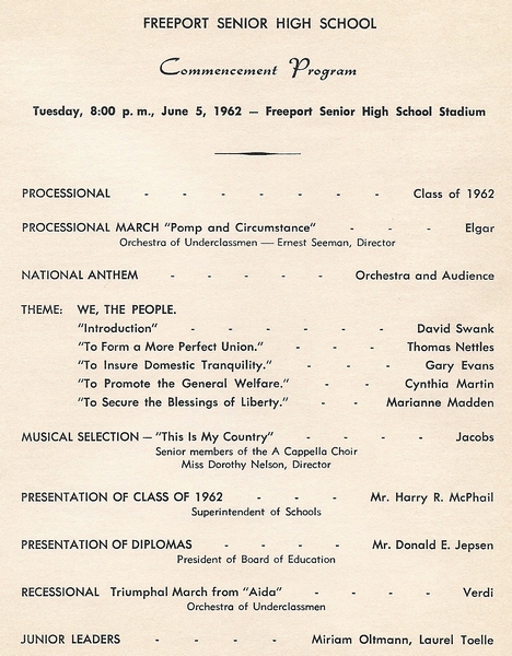 Commencement Program