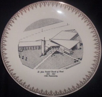 Commemorative Plate from St. John United Church of Christ