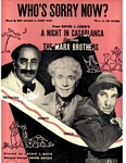 The Marx Brothers' A Night in California, featuring Ted Snyder's Who's Sorry Now?